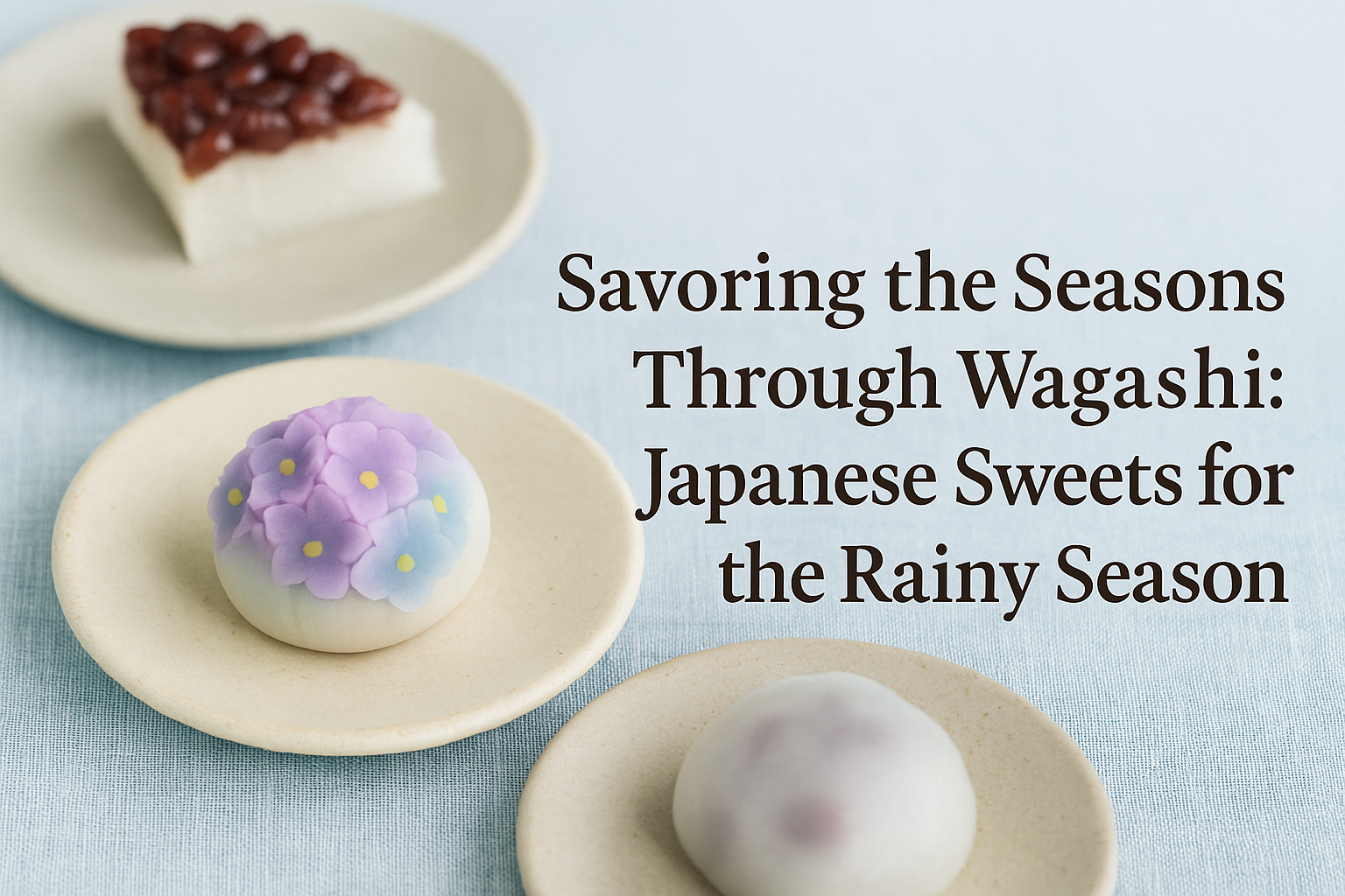 ๐กSavoring the Seasons Through Wagashi: Japanese Sweets for the Rainy S ...