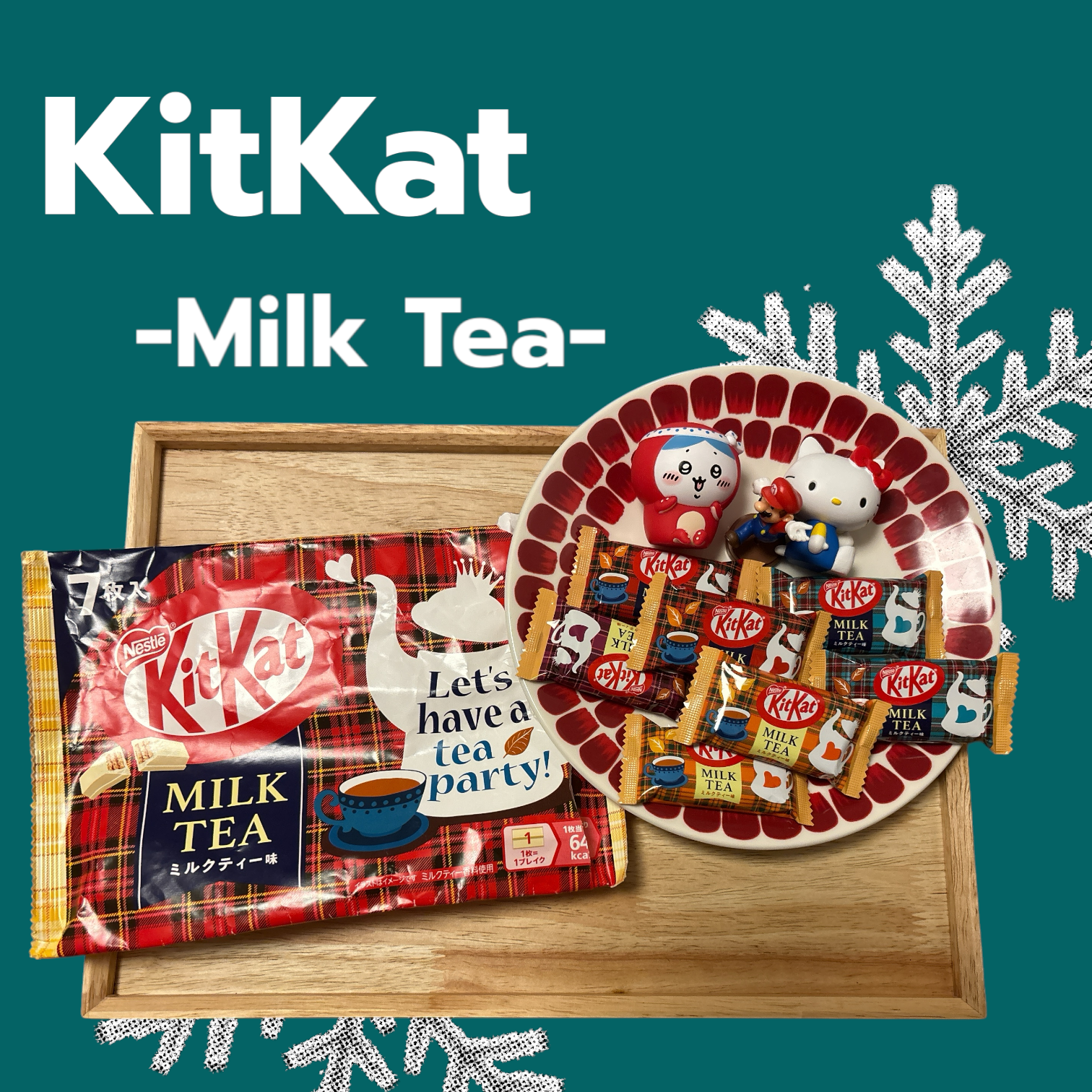 🍪 [Review] KitKat Milk Tea Flavor: The Perfect Treat for Cozy Winter Nights? ☕✨